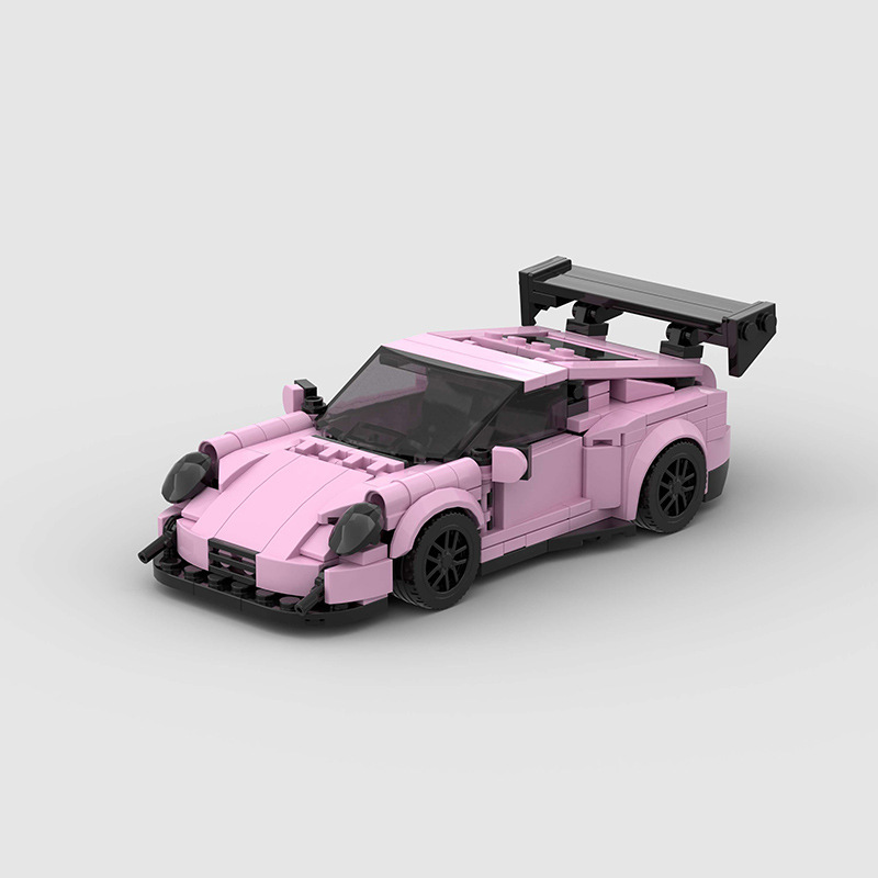 Kids Toys Exhibition - Voiture de course de Sport rose