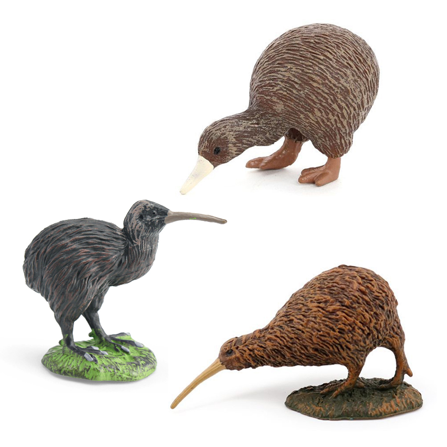 Kids Toys New Zealand - Figurines réalistes d'oiseaux Kiwi, jouets décoratifs