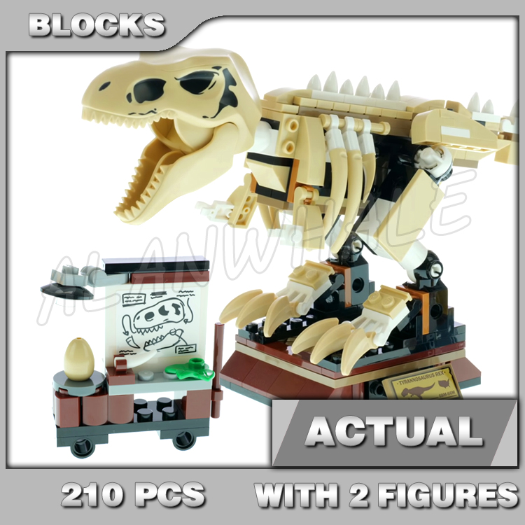 Kids Toys Exhibition - 210 pièces Jurassic World Dinosaur Fossil