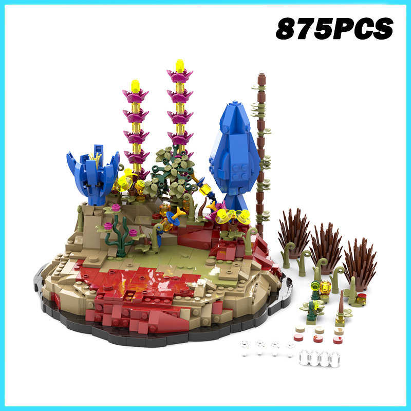 Kids Toys Exhibition - 875 PIÈCES NOUVEAU MOC Paysage d'exposition