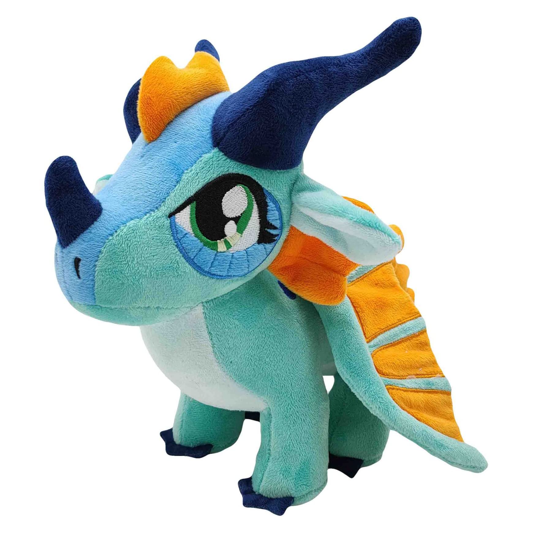 Kids Toys 2 Year Old - Peluche Dragon Bleu Ailes de enquêter