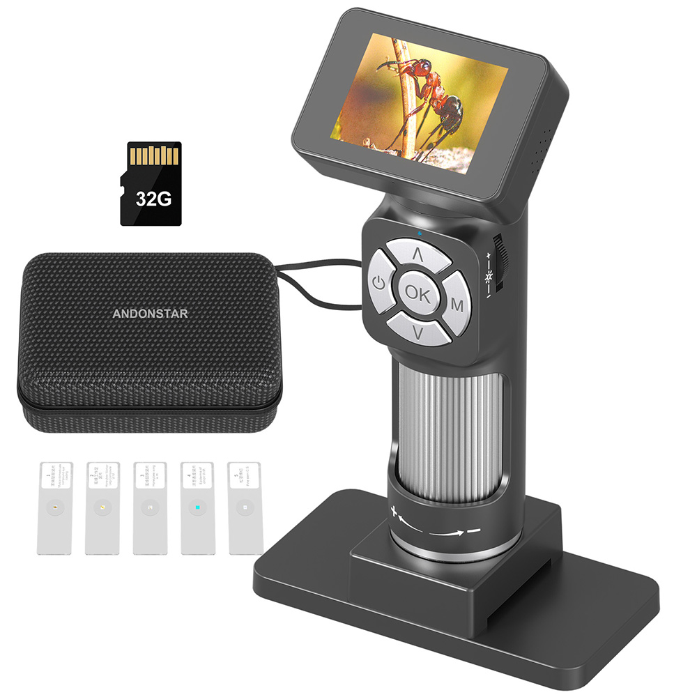Microscope Kids Science - Andonstar nouveau 50x-500x USB enfants Microscope