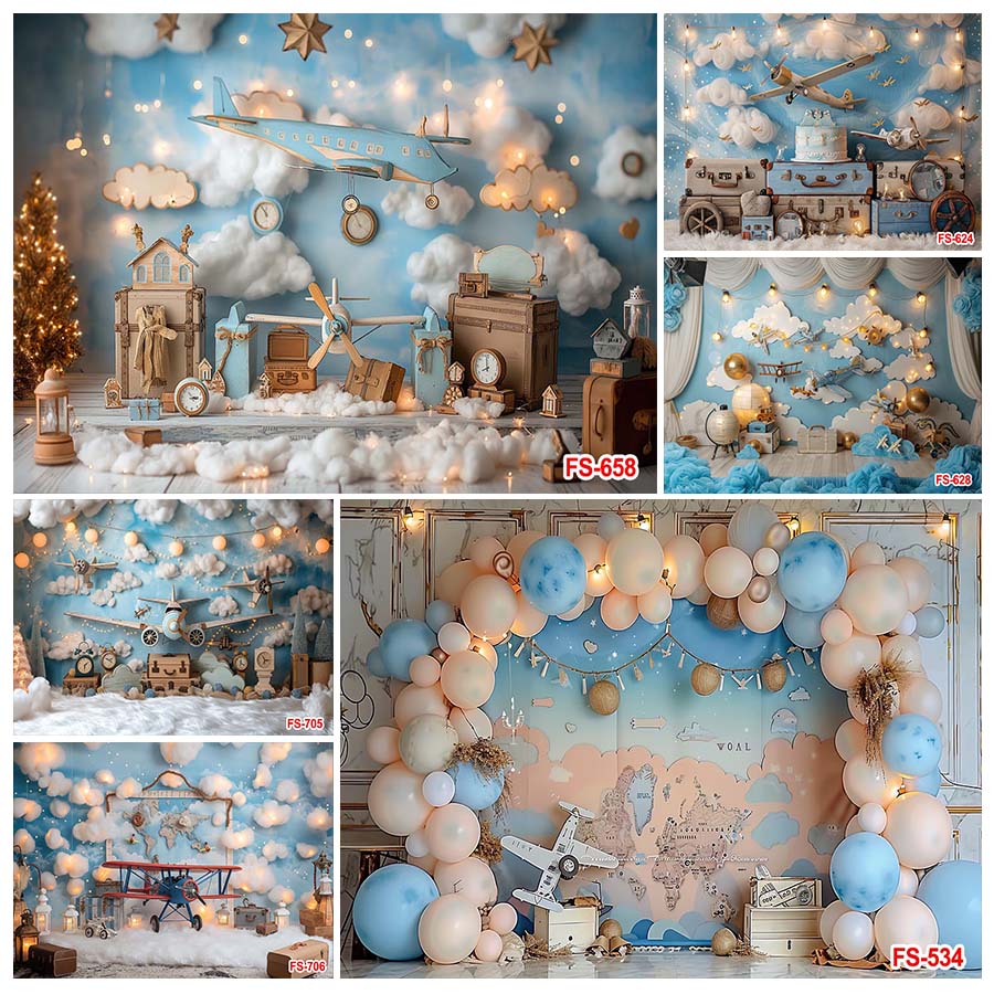 Banner Kids Toys - Toile de fond d'anniversaire jouet en
