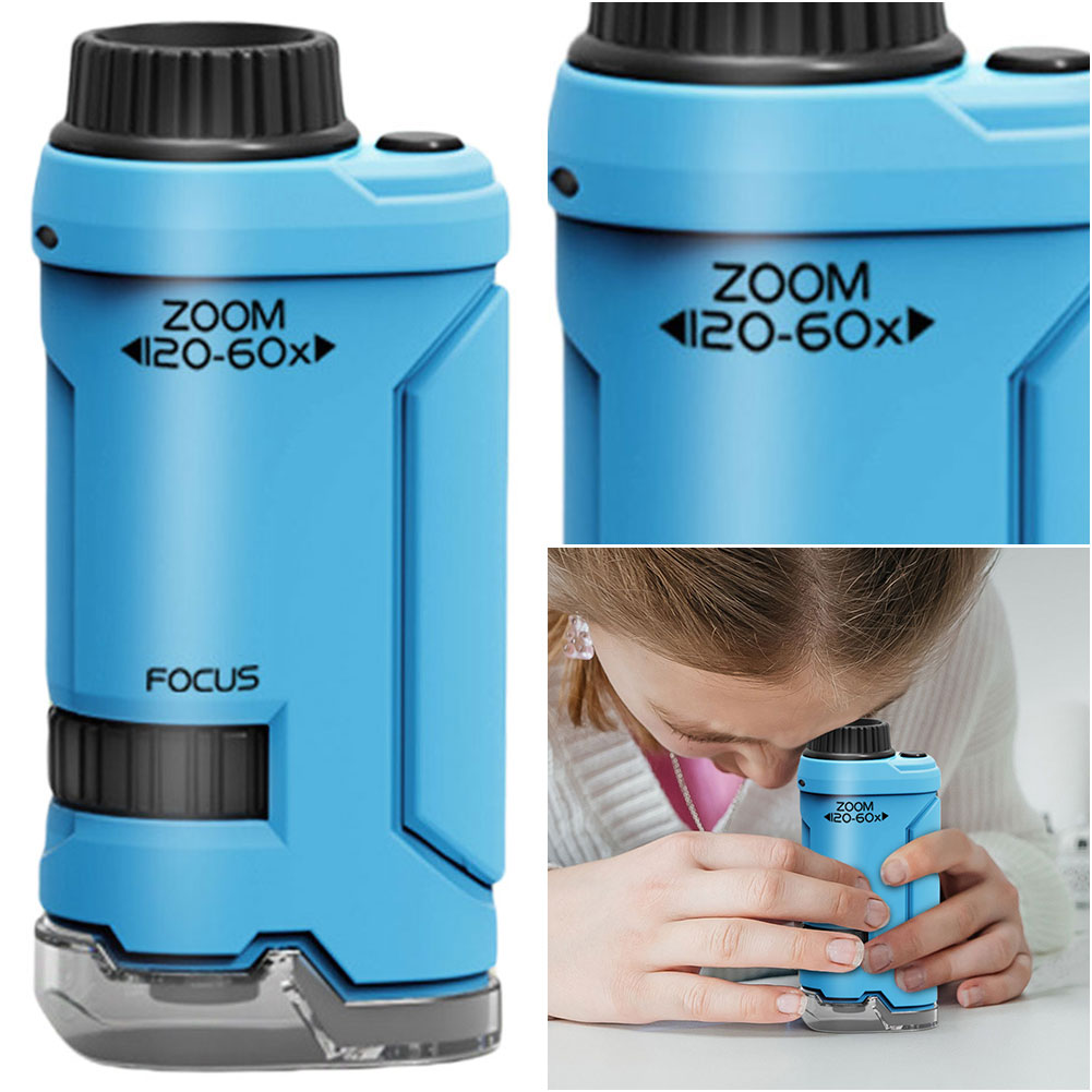 Microscope Kids Science - Microscope de poche 4.2 par LED