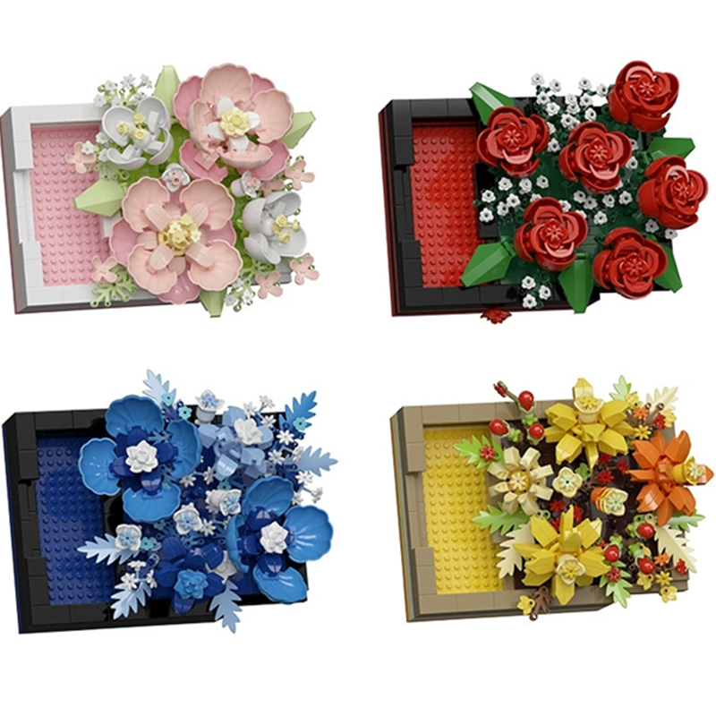 Kids Toys Exhibition - Bricolage 3D célèbre Rose Hibiscus fleurs