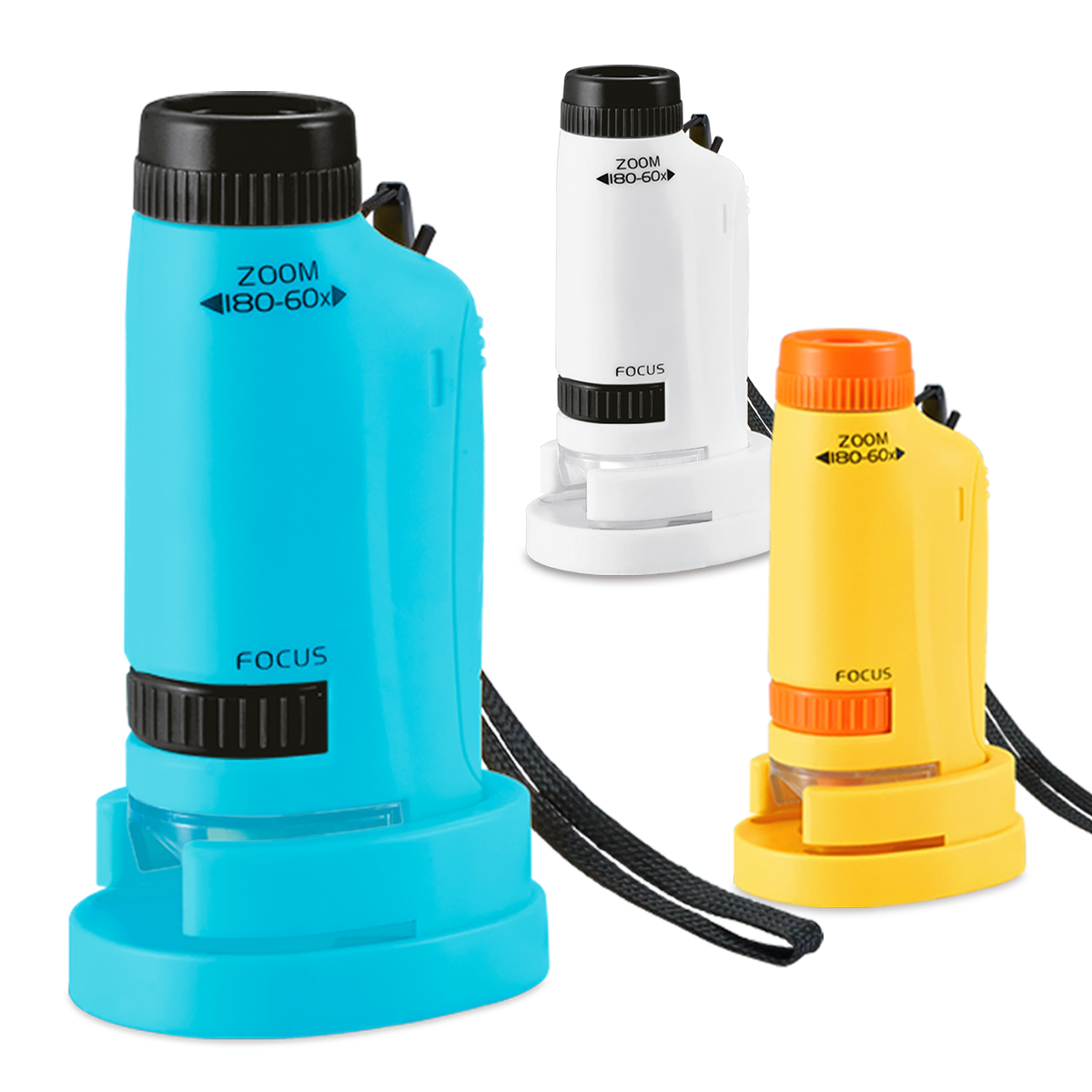 Microscope Kids Science - Kits de jouets portables pour Mini