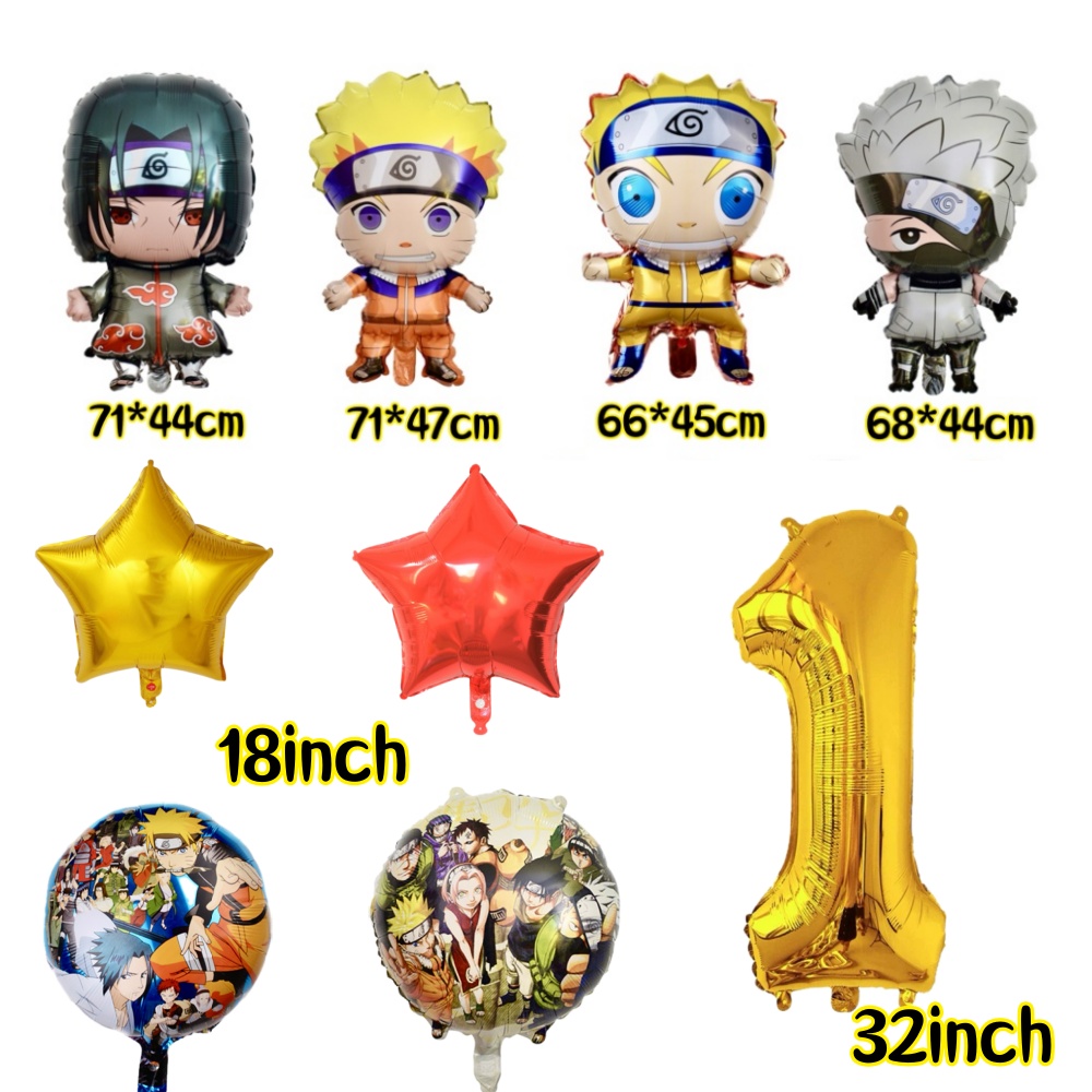 Ballons en aluminium Naruto 12 - Banner Kids Toys avis et prix