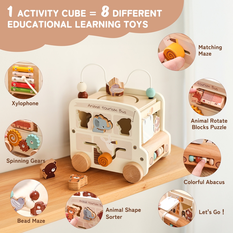 Jouets en bois Montessori pour - Kids Toys 2 Year Old avis et prix