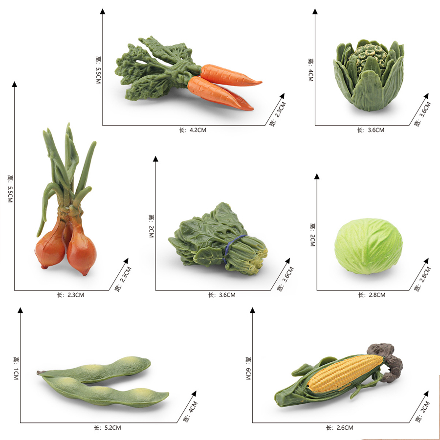 Figurines de légumes réalistes - Kids Toys China avis et prix