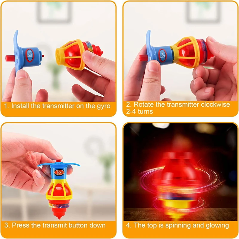Gyroscope rotatif scintillant  - Kids Toys 10 Year Old avis et prix