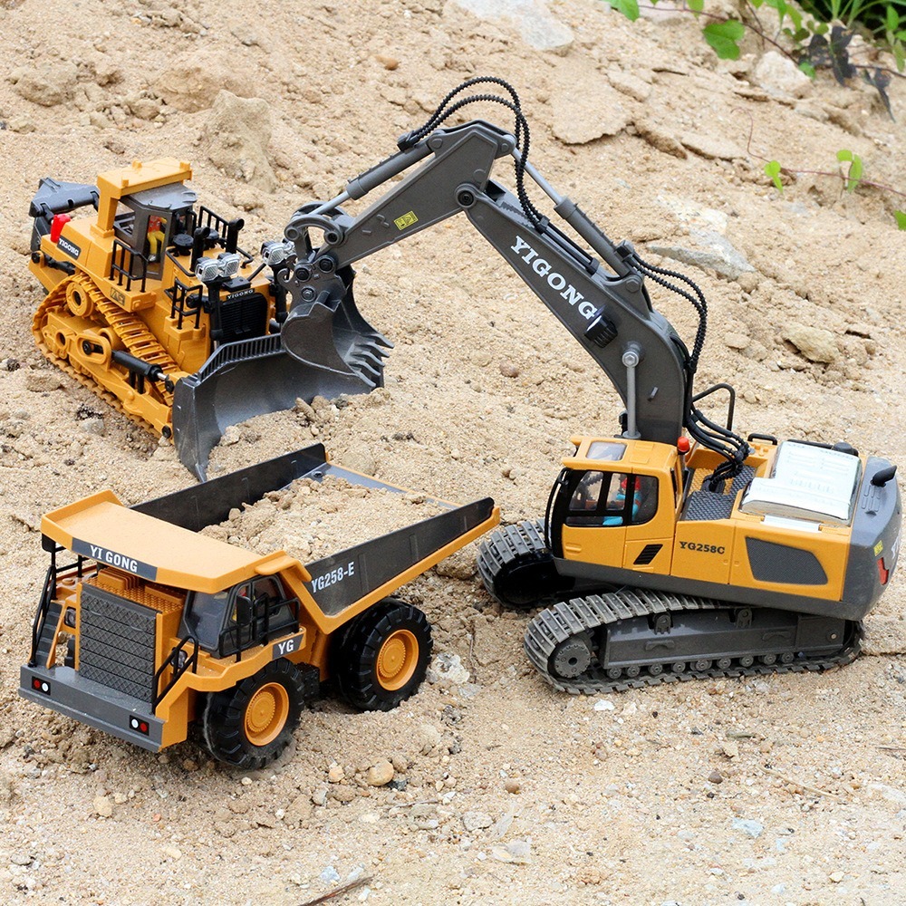 Camion benne excavatrice téléc - Kids' Toys Channel avis et prix
