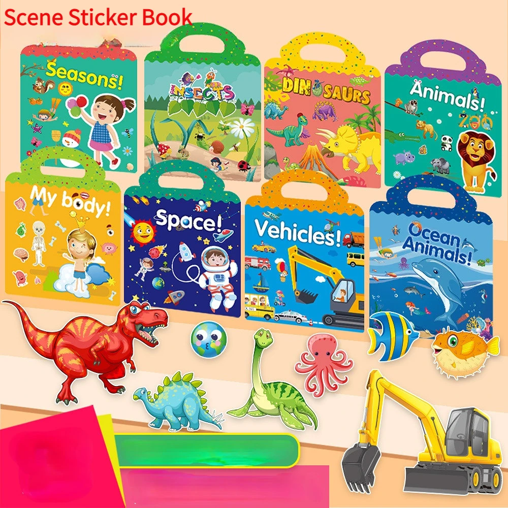 Livre d'Autocollants Réutilisa - Kids Toys 10 Year Old avis et prix
