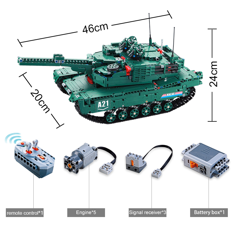 Cada 1498CPS RC Military M1A2  - Kids Toys Cad Block avis et prix
